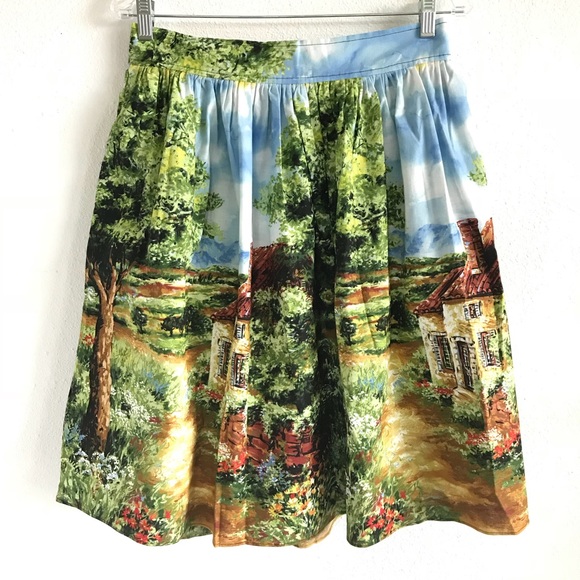 Bernie Dexter Dresses & Skirts - Bernie Dexter Country Cottage 💚 pinup Skirt XL